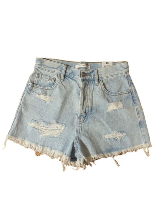 PacSun Pants - PacSun High Rise Jean Shorts Button Fly Size 25